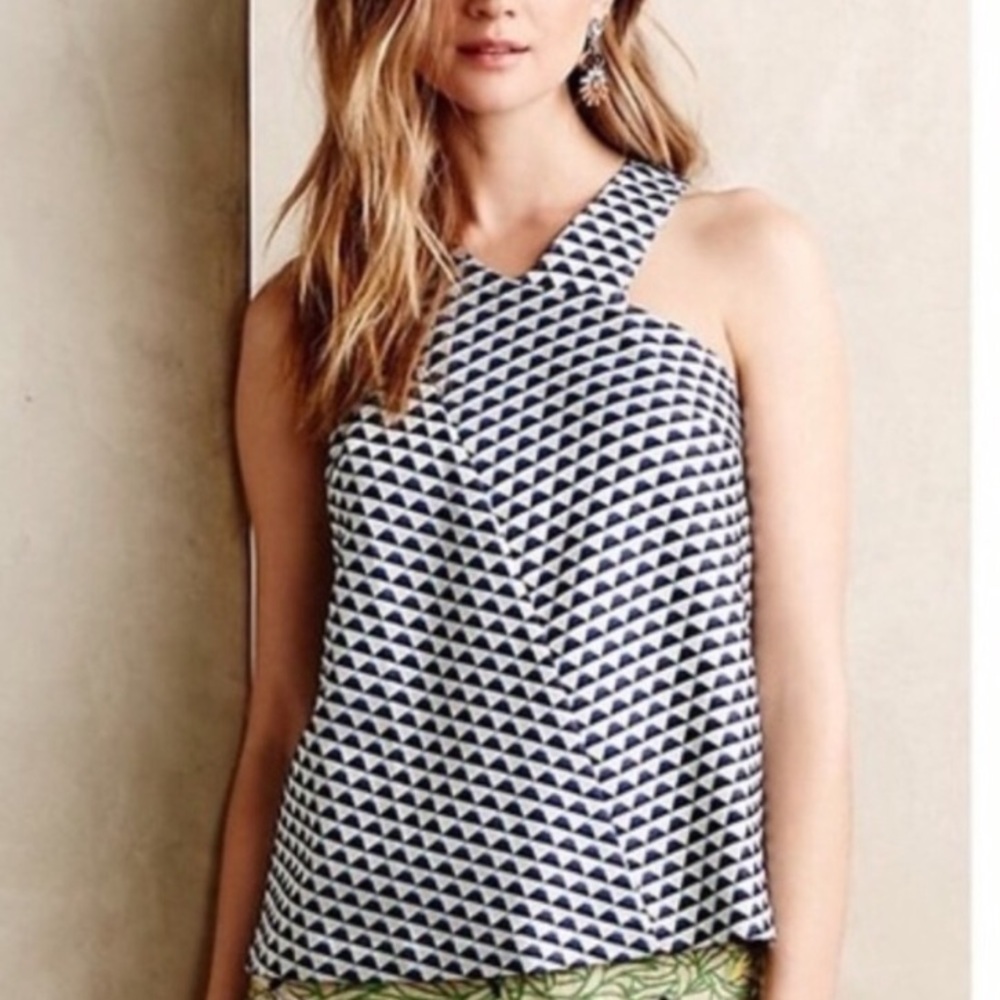 Anthropologie HD In Paris Jacquard Top